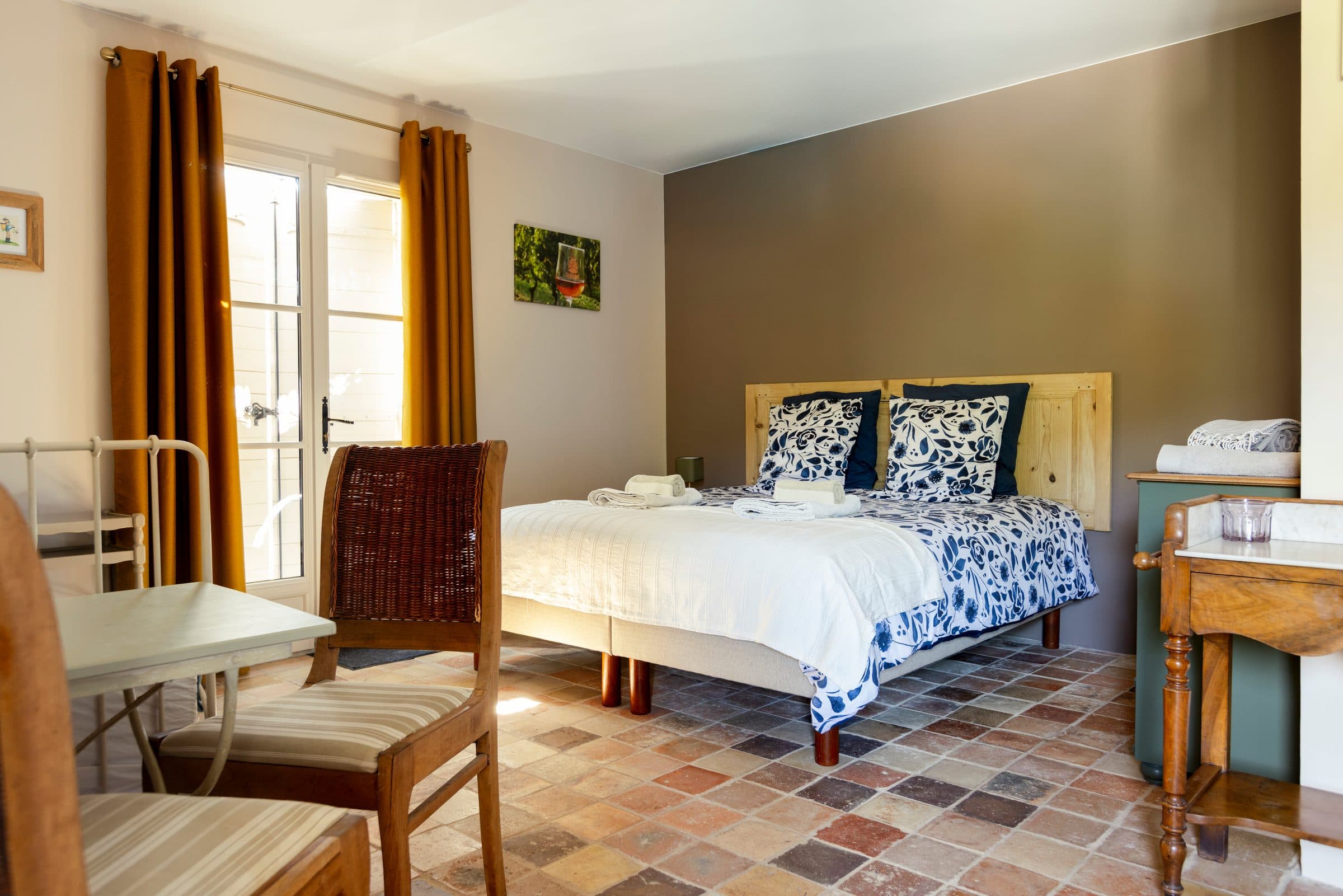 La chambre Lavande, vue d'ensemble